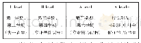 表1 高职院校双语教学分级图示