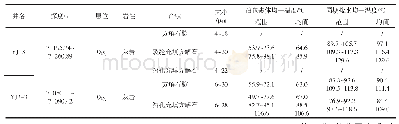 表1 跃进地区一间房组储层流体包裹体测试数据