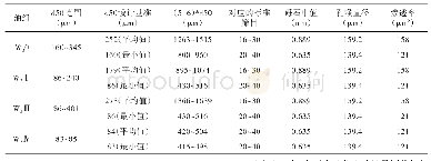 表1 涠洲某油防砂参数设计