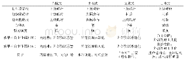 表2 项目的四种运作机制及其效果