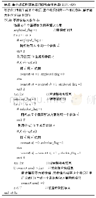 《表1 基于改进蜂群算法的随机森林算法(IABC-RF)的伪代码流程》