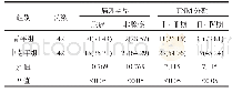 表2 两组患者病理类型及TNM分期比较[例(%)]