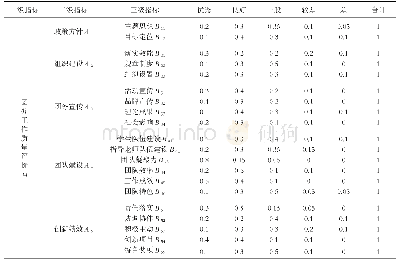 表2 团务工作质量评价案例三级指标的隶属度统计表