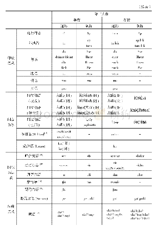 表2 41种语言中第二人称及其敬称的使用情况(1)