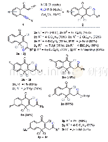 《表2 三氯代1-萘酮衍生物2a～2r的合成》