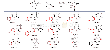 表2 电池热模型参数：氮氧烯丙基正离子与肟的[3+3]环加成反应:2-N-无取代-1,2,4-噁二嗪-5-酮类化合物的合成