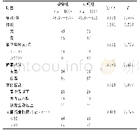 表1 两组偏颇质者一般资料比较