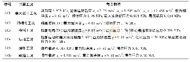 表4 LPG储罐结构有限元校核工况