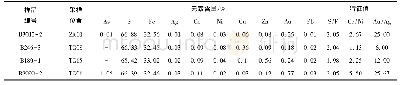 《表2 二道沟金矿床黄铁矿电子探针分析结果表》