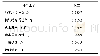 表1 评价指标权重：河南商丘市规划中心城区浅层地下水防污性能评价