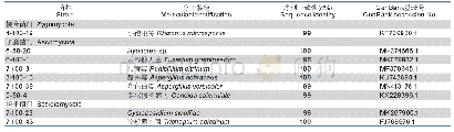 表2 云南松毛虫肠道内可培养真菌的ITS r DNA分子鉴定