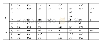 《表2 2闽南佳开皆开齐开的白读》