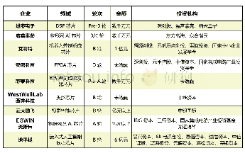 《表1 2019年部分AI芯片投资事件》