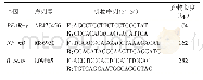 表3 目的基因引物序列和预扩增片段长度