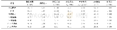 《表2 岩体物理力学参数表》