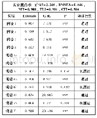 表6 结构方程模型的假设检验结果汇总