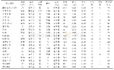 表2 甘肃临泽引进种植不同西兰花品种的主要经济性状