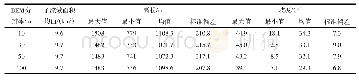 表2 不同DEM分辨率方案下的流域空间参数