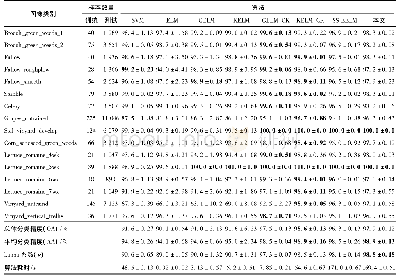 表6 各算法在Salinas数据集上的分类精度及其他指标