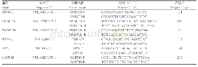 《表1 引物序列：DNA甲基转移酶在维吾尔族人群网膜脂肪中的表达及其与脂肪因子的相关性分析》
