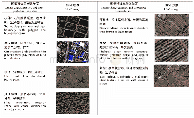 《表2 研究区地类解译标志》