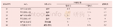 表6 试验6评级结果：探讨影响洗液沾色结果的因素