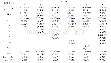 表3 金融发展规模与贫困减缓（检验）