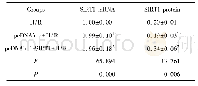 《表2 细胞转染后缺氧复氧肾小管上皮细胞中SIRT1表达水平变化 (±s)》