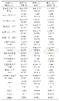 表4 两种层面的稳健性检验回归结果（系统GMM估计）