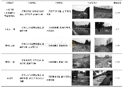 表5 各河段特征及糙率取值情况Tab.5 Characteristics and roughness values of each river section