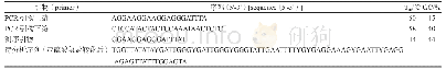 表3 焦磷酸测序p16基因所用的引物序列和产物片断大小Tab 3 Primer sequence and product fragment size used for pyrosequencing of p16 gene