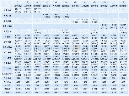 表9 数字金融与城市创新：以人力资本效应为中介机制