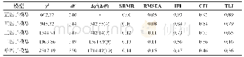 表1 验证性因子分析结果(N=377)