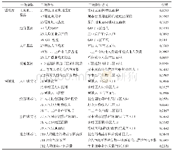 表1 中国省会城市紧凑度与城镇化综合评价指标体系