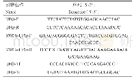 表1 遗传转化相关引物：紫花苜蓿UFO基因克隆及转化