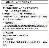 表1 课前微课导向学习任务清单