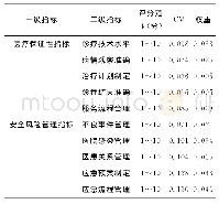 表1 呼吸内科管理质量与安全体系架构