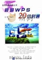 视窗WPS 20小时通   1998  PDF电子版封面  7502330240  钟合主编 
