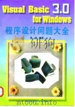 Visual Basic3.0 for Windows程序设计问题大全   1996  PDF电子版封面  7560508375  夏雨编著 