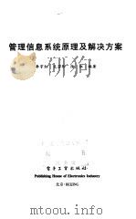 管理信息系统原理及解决方案   1999  PDF电子版封面  7505353071  李宇红等编著 