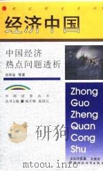 经济中国  中国经济热点问题透析   1998  PDF电子版封面  7500539827  白和金等著 