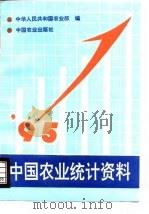 中国农业统计资料  1995年   1996  PDF电子版封面  7109045595  中华人民共和国农业部编 