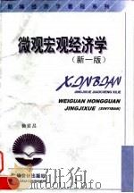 微观宏观经济学  新1版   1998  PDF电子版封面  7542905899  杨君昌著 