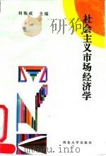 社会主义市场经济学   1993  PDF电子版封面  7560405231  何炼成主编 