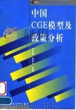 中国CGE模型及政策分析   1999  PDF电子版封面  780149136X  郑玉歆等著 