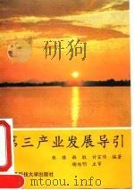 第三产业发展导引   1992  PDF电子版封面  7810164546  银路等编著 