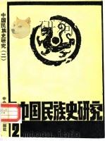 中国民族史研究  2   1989  PDF电子版封面  7810011405  白滨等编 