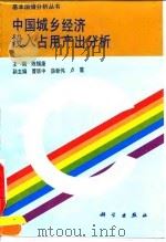 中国城乡经济投入占用产出分析   1992  PDF电子版封面  7030029755  陈锡康主编 