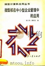 微型机在中小型企业管理中的应用   1990  PDF电子版封面  7118003212  陆大绚，顾君忠编 