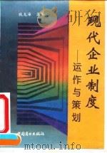 现代企业制度  运作与策划   1994  PDF电子版封面  7504428701  钱龙海主编 